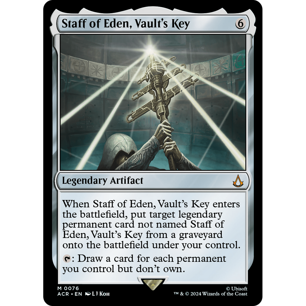 Staff of Eden, Vault's Key (ACR-076) - Assassin's Creed