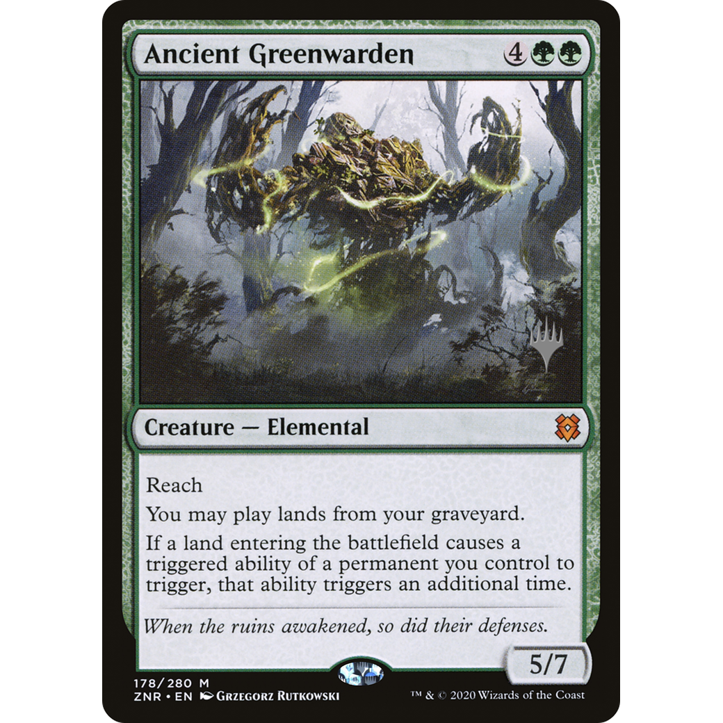Ancient Greenwarden (PPZNR-178) - Zendikar Rising Promos