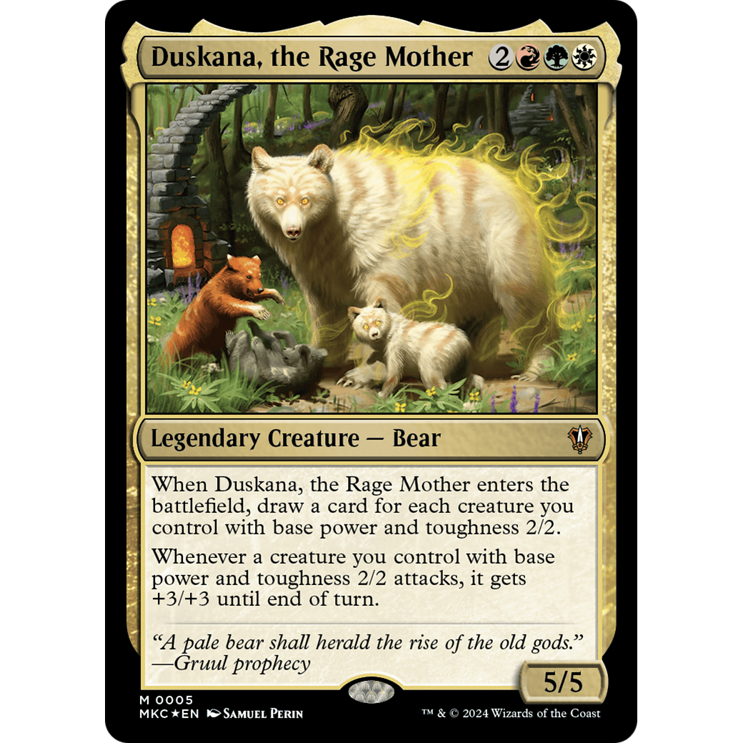 Duskana, the Rage Mother (MKC-005) - Murders at Karlov Manor Commander Foil