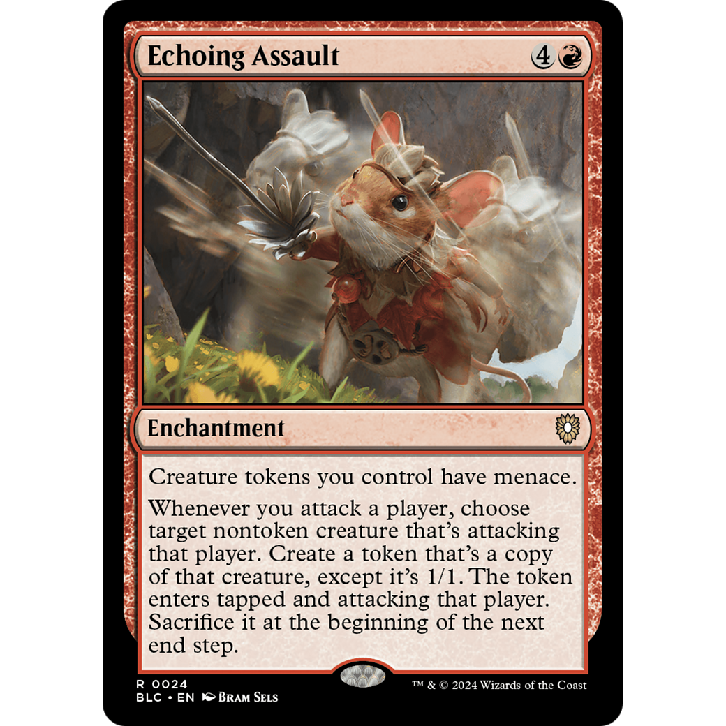 Echoing Assault (BLC-024) - Bloomburrow Commander