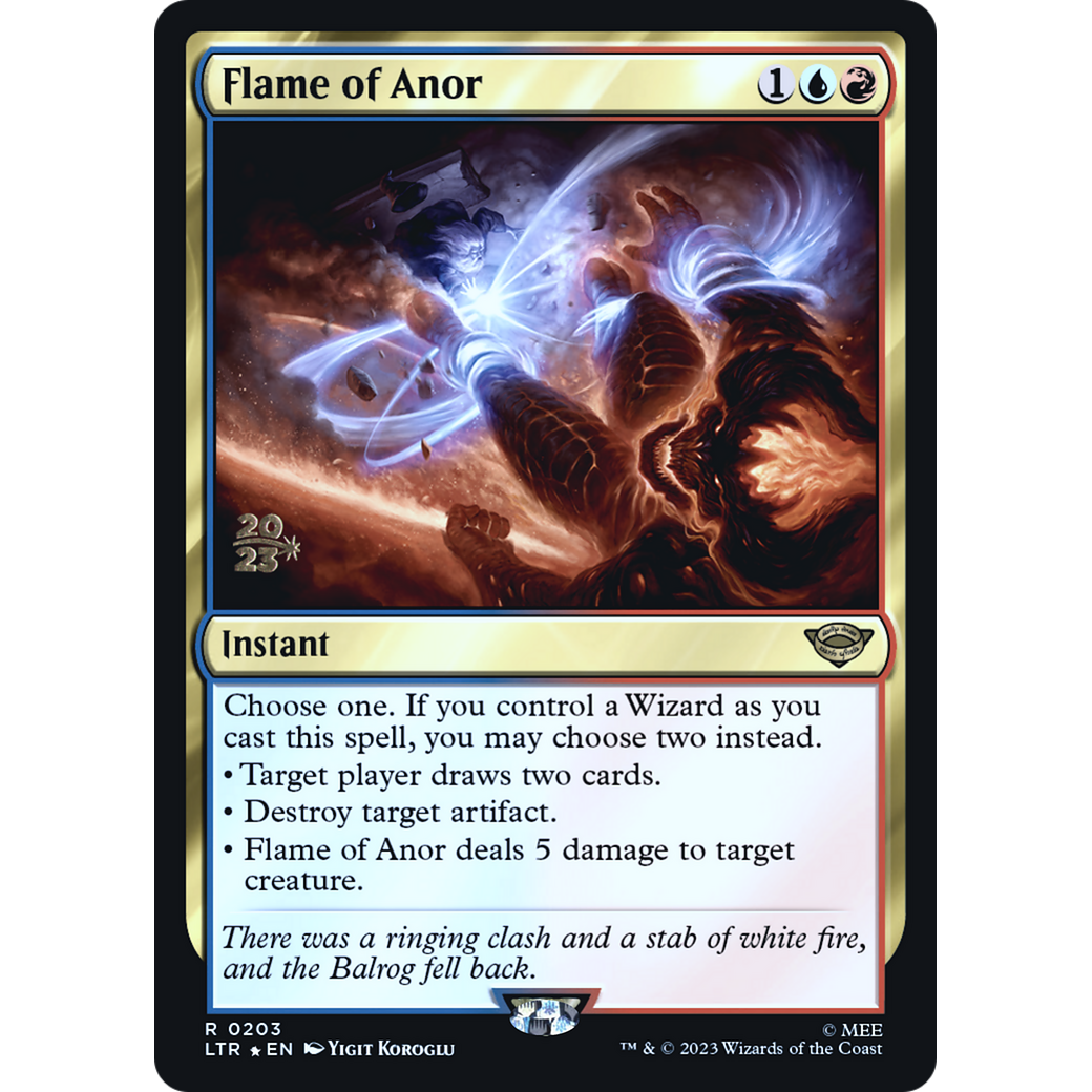 Flame of Anor (PRE-203S) - Tales of Middle-earth Promos Foil