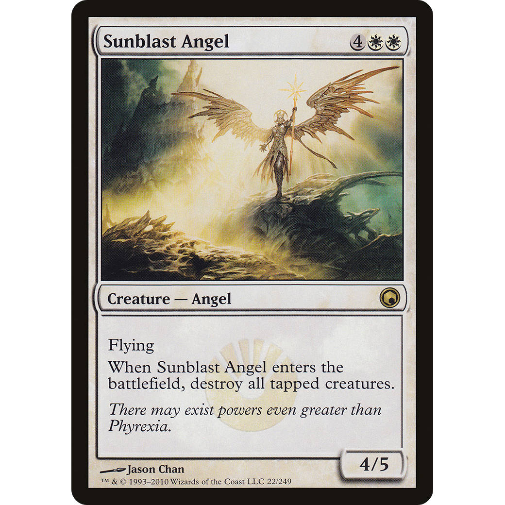 Sunblast Angel (SOM-022) - Scars of Mirrodin Foil