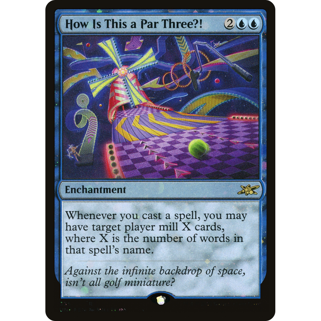 How Is This a Par Three?! (Galaxy Foil) (UNF-335) - Unfinity Foil