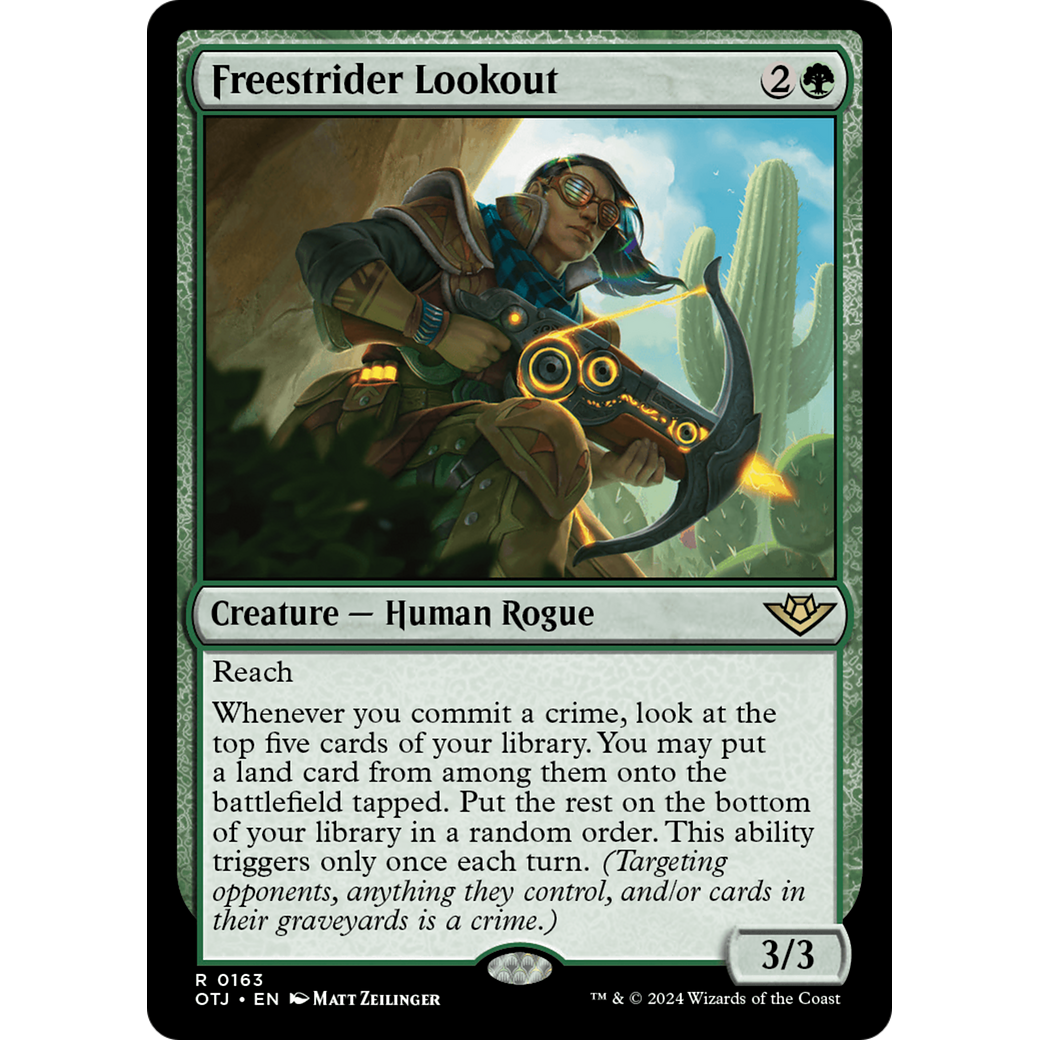 Freestrider Lookout (OTJ-163) - Outlaws of Thunder Junction Foil