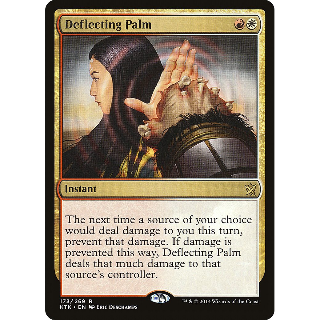 Deflecting Palm (KTK-173) - Khans of Tarkir
