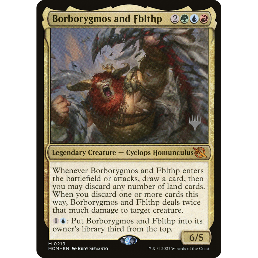 Borborygmos and Fblthp (PPMOM-219P) - March of the Machine Promos