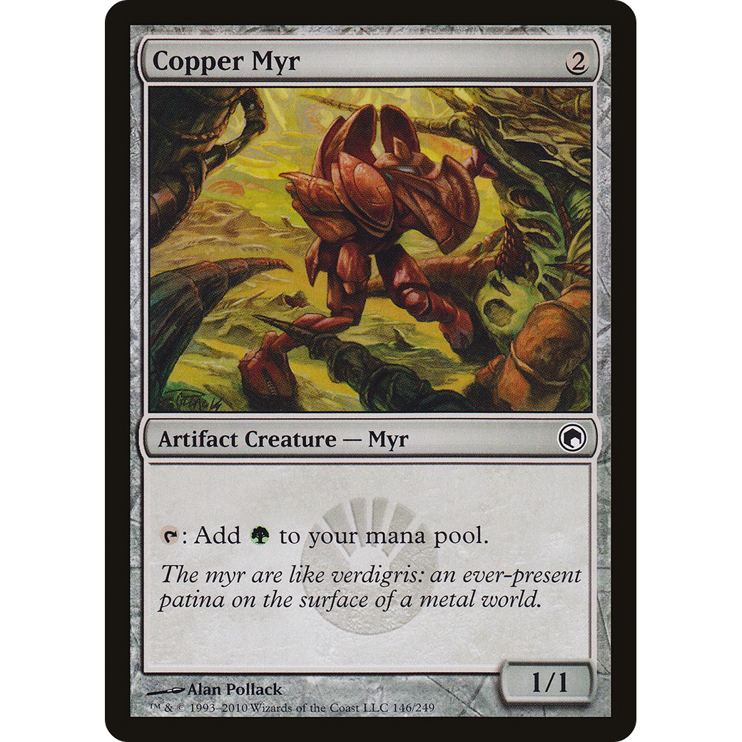 Copper Myr (SOM-146) - Scars of Mirrodin Foil