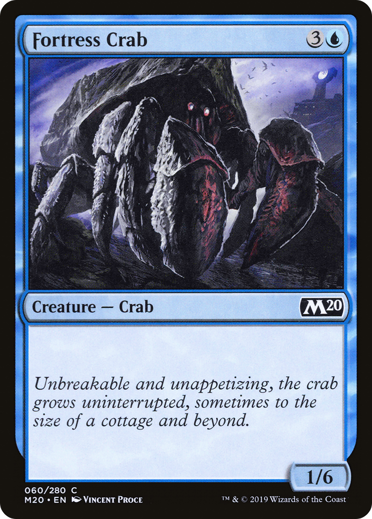 Fortress Crab (M20-060) - Core Set 2020 Foil