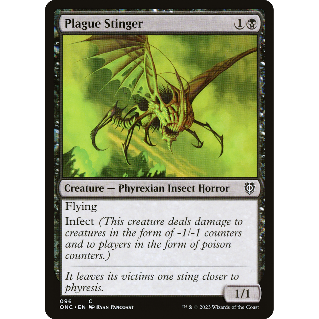 Plague Stinger (ONC-096) - Phyrexia: All Will Be One Commander
