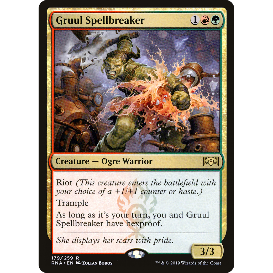 Gruul Spellbreaker (RNA-179) - Ravnica Allegiance