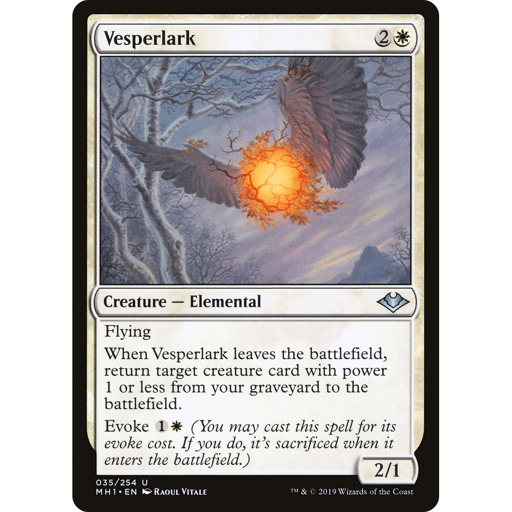 Vesperlark (MH1-035) - Modern Horizons Foil