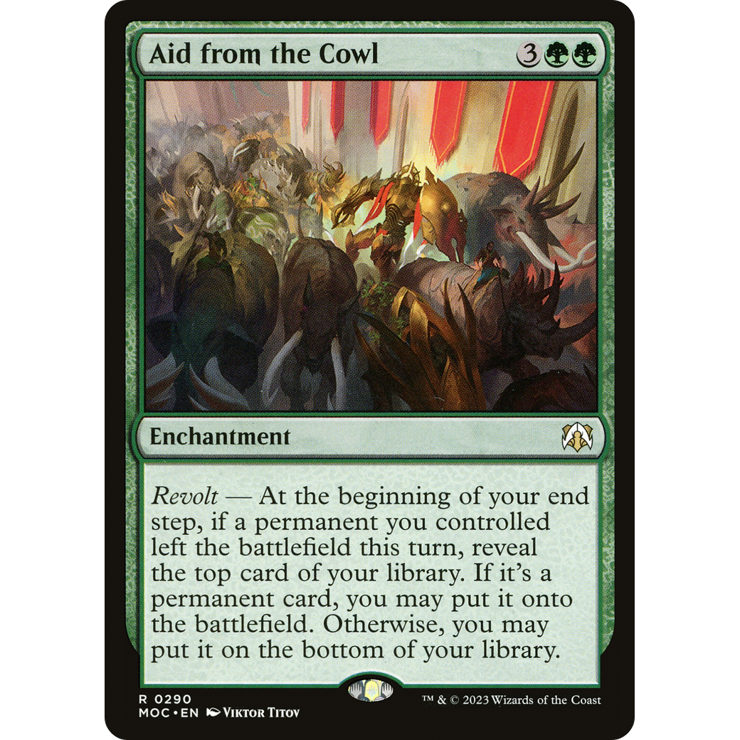 Aid from the Cowl (MOC-290) - March of the Machine Commander