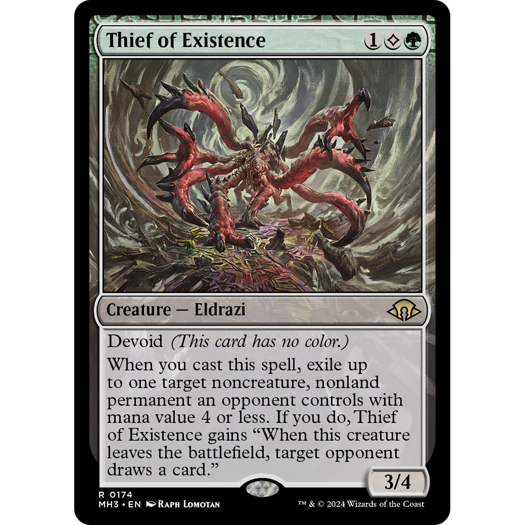 Thief of Existence (MH3-174) - Modern Horizons 3: (devoid) Foil