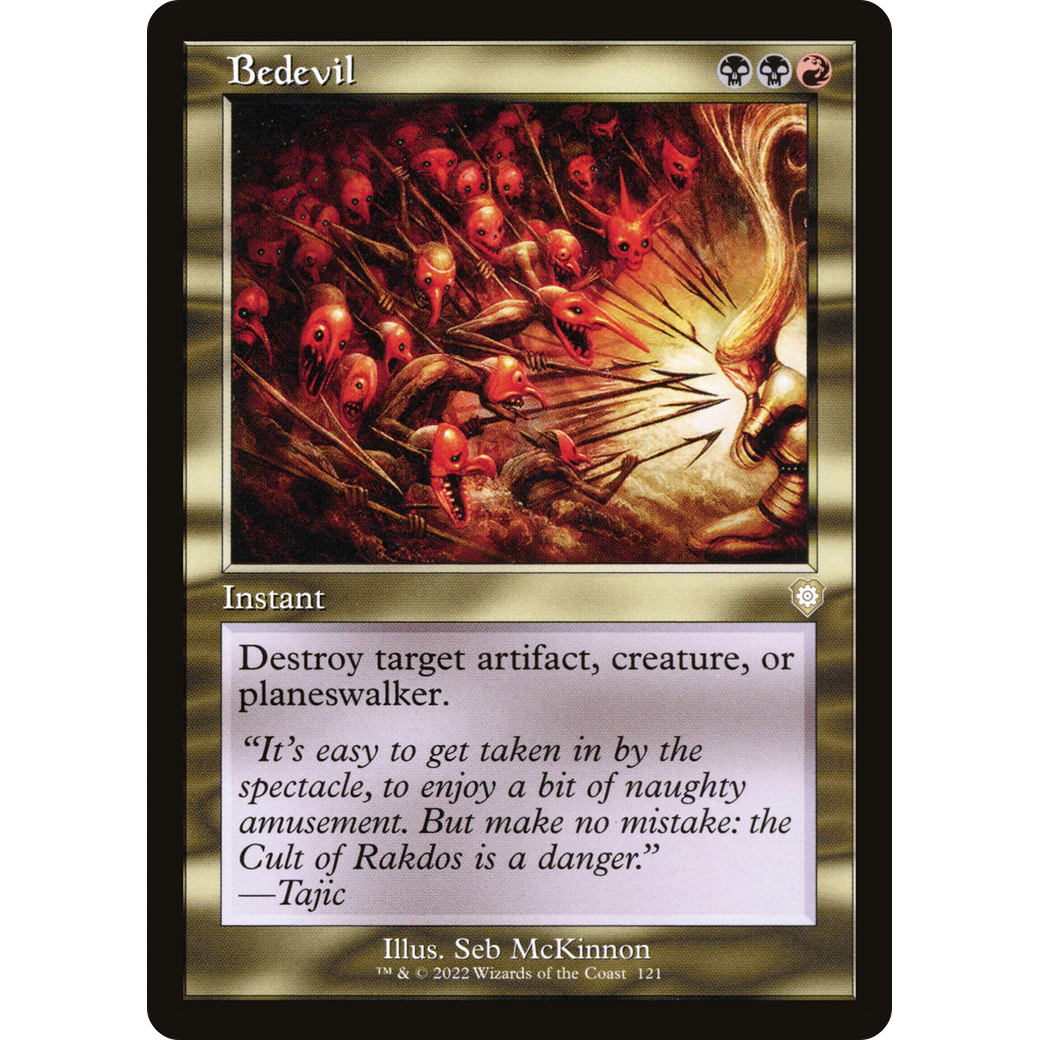 Bedevil (Retro Frame) (BRC-121) - The Brothers' War Commander