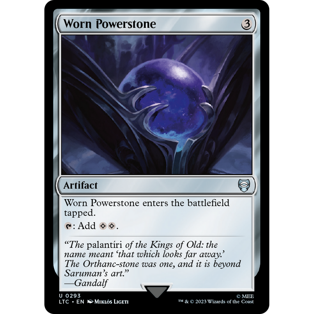 Worn Powerstone (LTC-293) - Tales of Middle-earth Commander