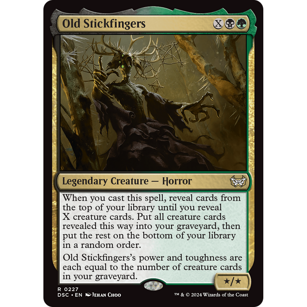 Old Stickfingers (DSC-227) - Duskmourn: House of Horror Commander