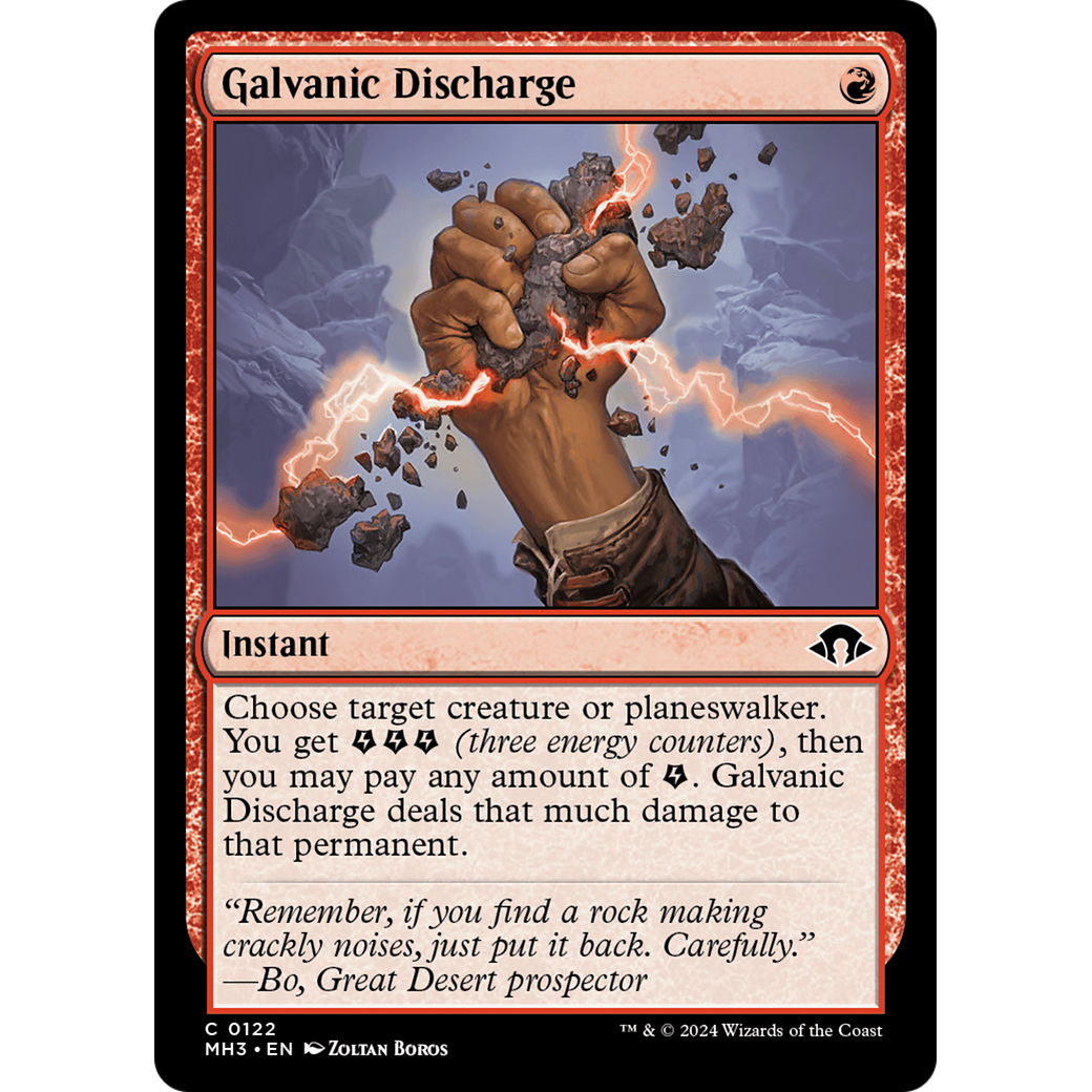 Galvanic Discharge (MH3-122) - Modern Horizons 3 Foil