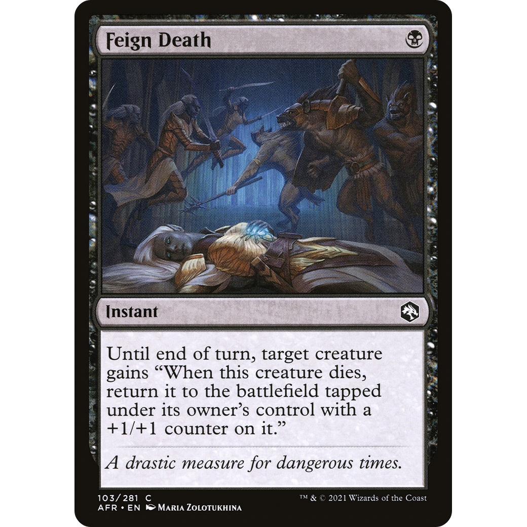 Feign Death (AFR-103) - Adventures in the Forgotten Realms Foil