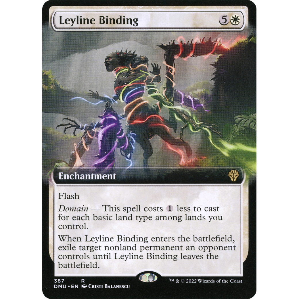 Leyline Binding (Extended Art) (DMU-387) - Dominaria United: (Extended Art) Foil