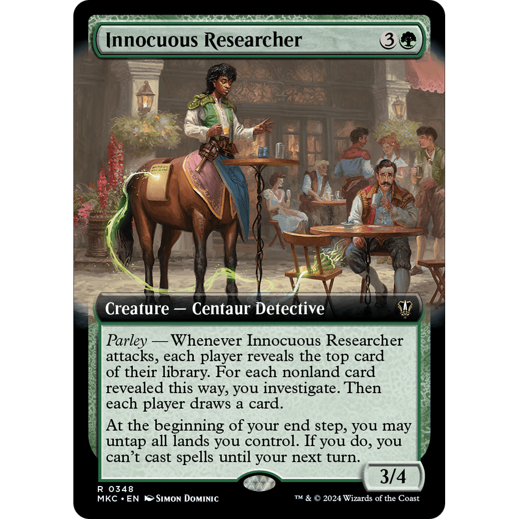 Innocuous Researcher (MKC-348) - Murders at Karlov Manor Commander: (Extended Art)