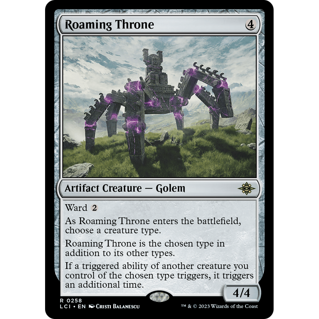 Roaming Throne (LCI-258) - The Lost Caverns of Ixalan Foil