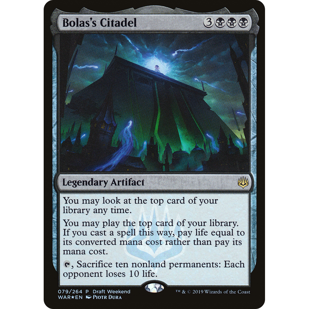 Bolas's Citadel (Draft Weekend) (LARP-079) - War of the Spark Promos Foil