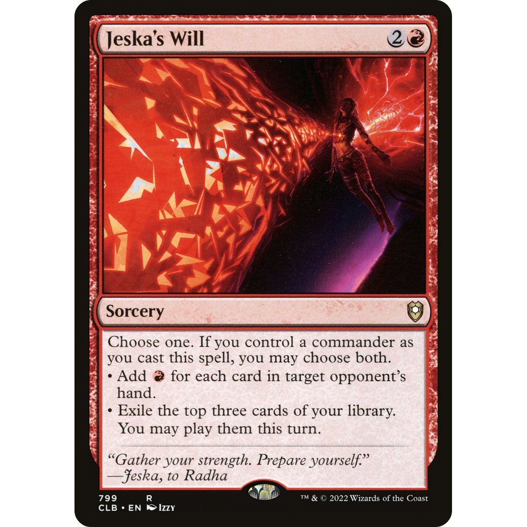 Jeska's Will (CLB-799) - Commander Legends: Battle for Baldur's Gate