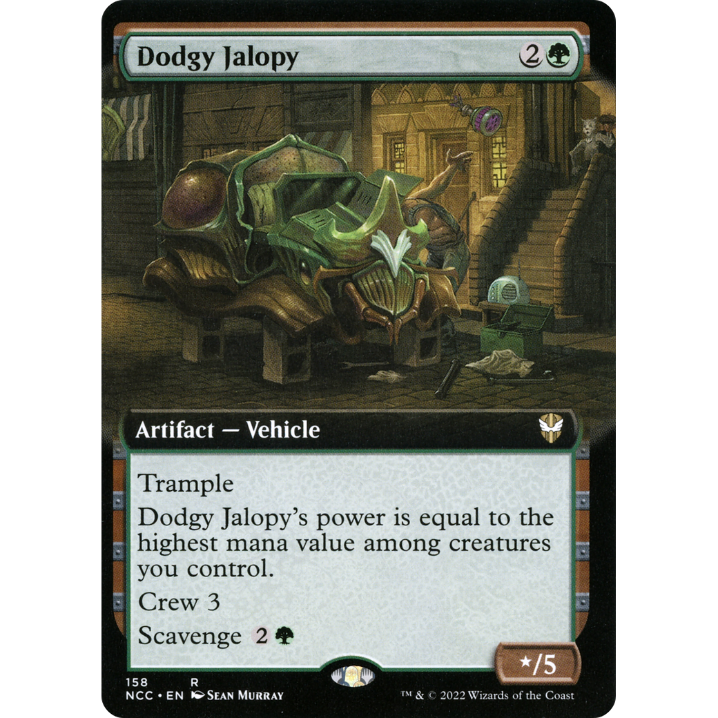 Dodgy Jalopy (Extended Art) (NCC-158) - New Capenna Commander: (Extended Art)