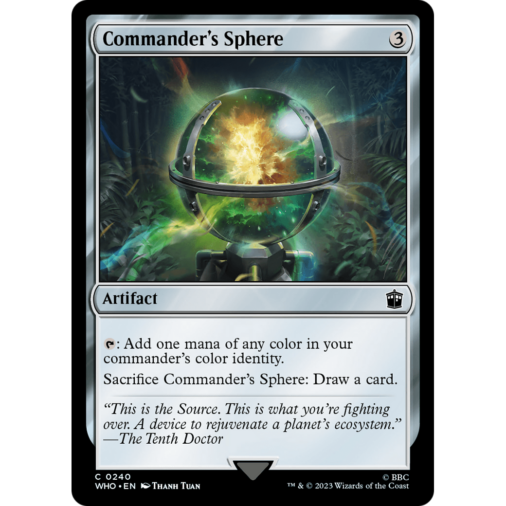 Commander's Sphere (WHO-240) - Doctor Who Foil