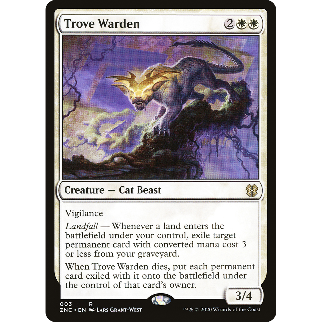 Trove Warden (ZNC-003) - Zendikar Rising Commander