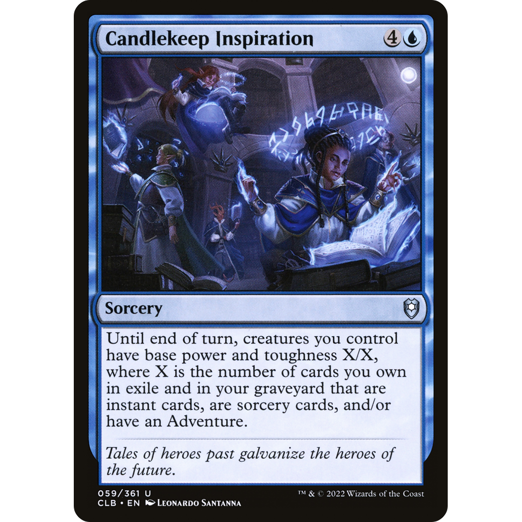 Candlekeep Inspiration (CLB-059) - Commander Legends: Battle for Baldur's Gate