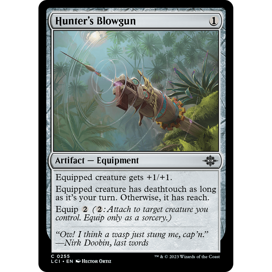 Hunter's Blowgun (LCI-255) - The Lost Caverns of Ixalan Foil