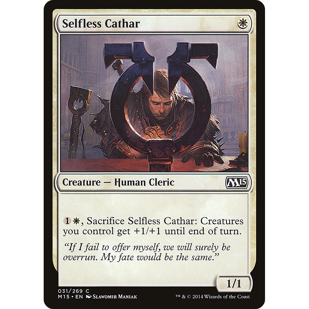Selfless Cathar (M15-031) - Magic 2015