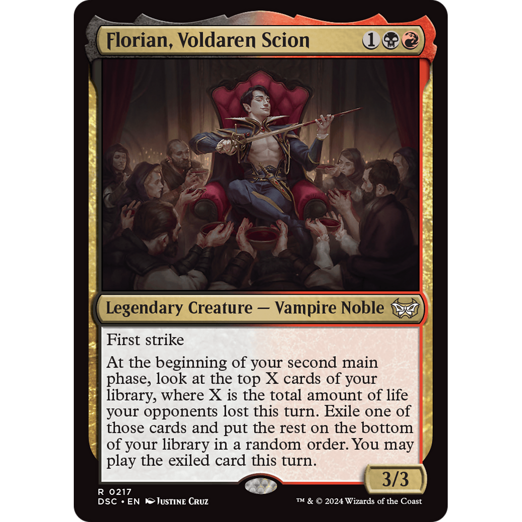 Florian, Voldaren Scion (DSC-217) - Duskmourn: House of Horror Commander