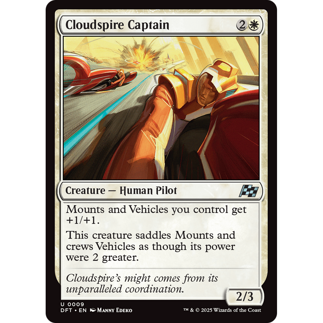 Cloudspire Captain (DFT-009) - Aetherdrift Foil