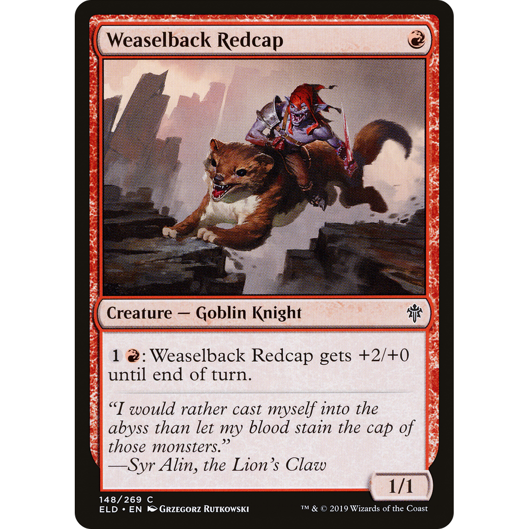Weaselback Redcap (ELD-148) - Throne of Eldraine Foil