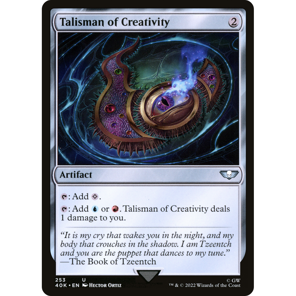 Talisman of Creativity (40K-253) - Warhammer 40,000 Commander