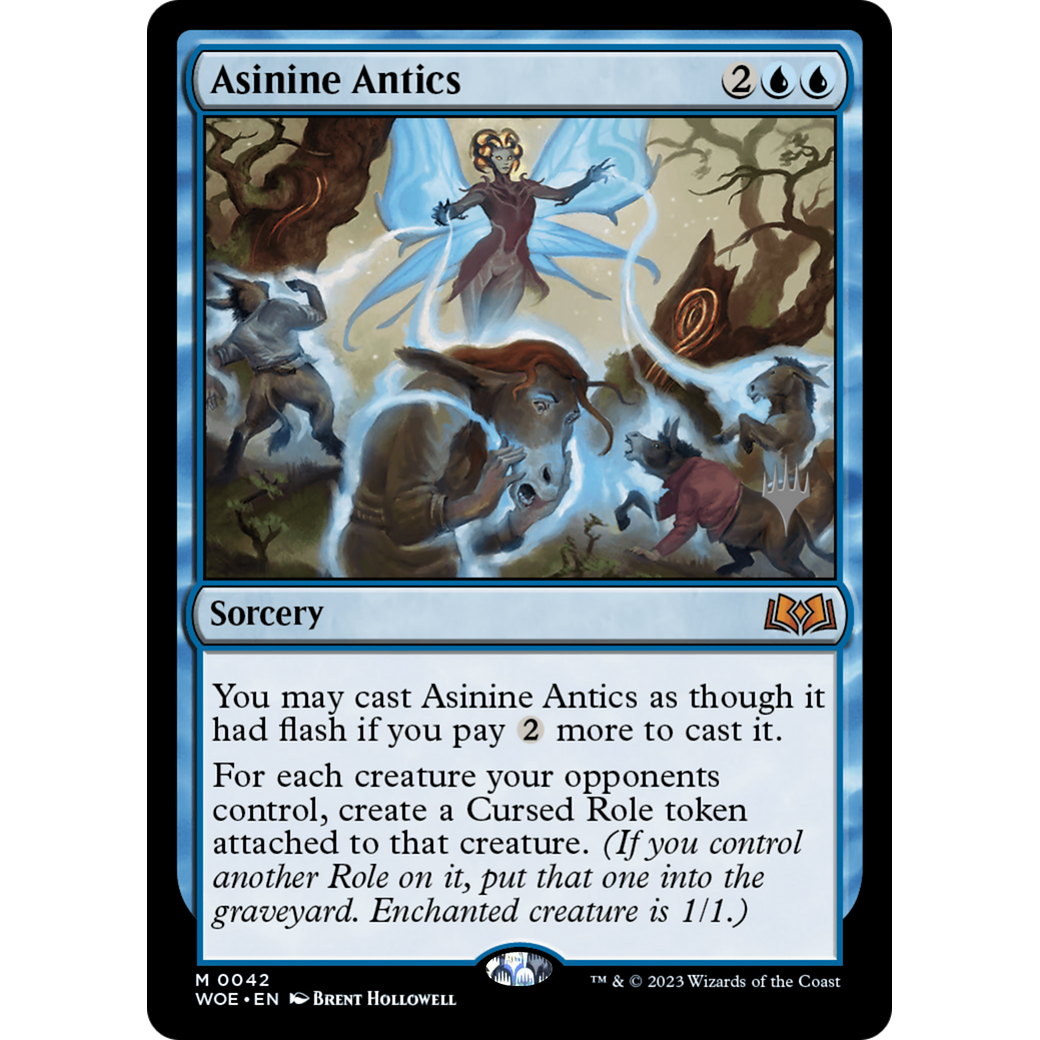 Asinine Antics (PPWOE-42P) - Wilds of Eldraine Promos Foil