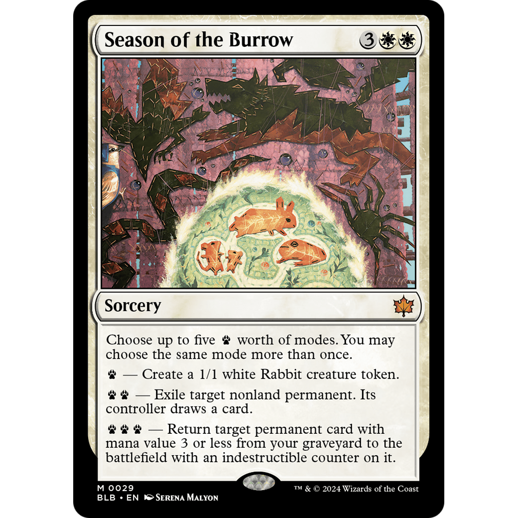 Season of the Burrow (BLB-029) - Bloomburrow Foil