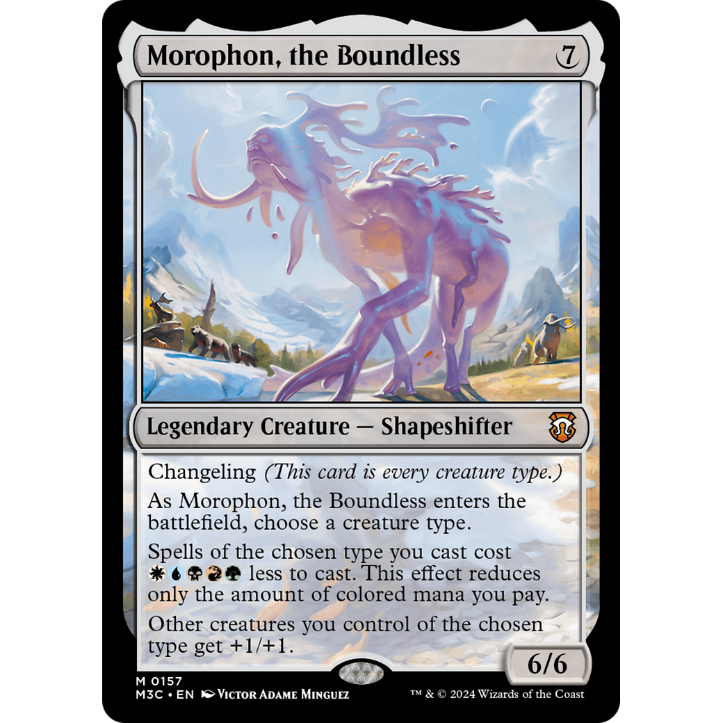 Morophon, the Boundless (M3C-157) - Modern Horizons 3 Commander