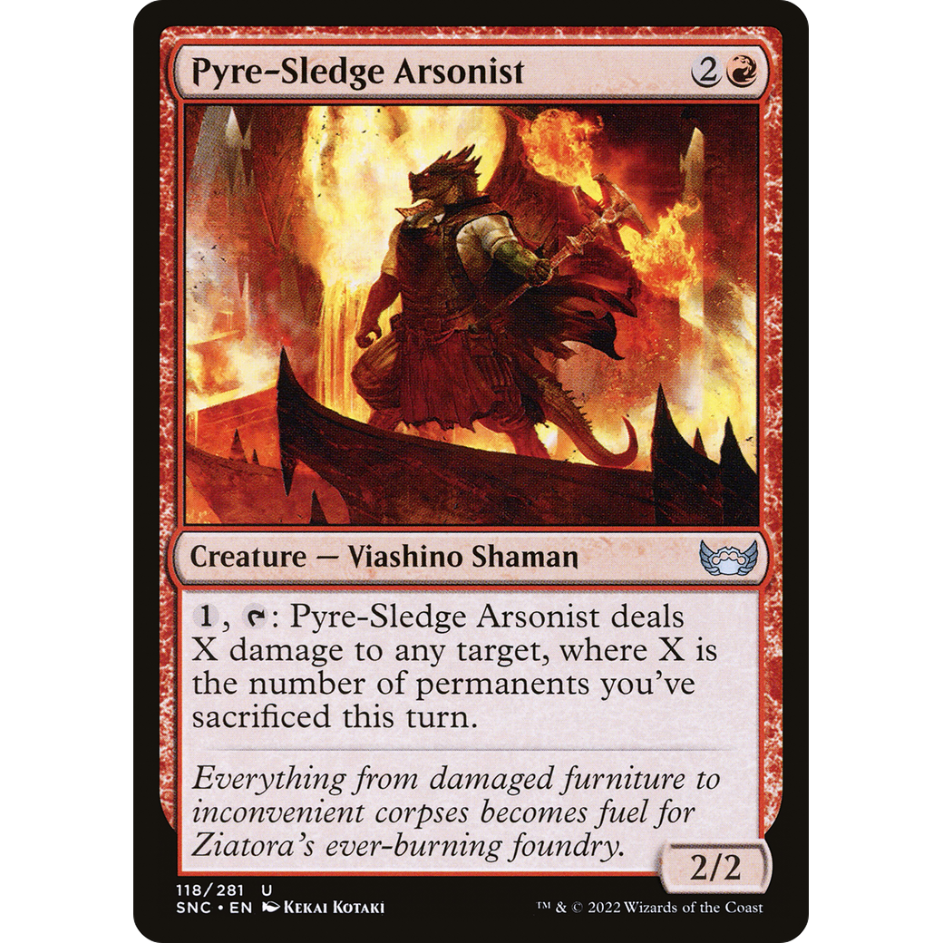 Pyre-Sledge Arsonist (SNC-118) - Streets of New Capenna