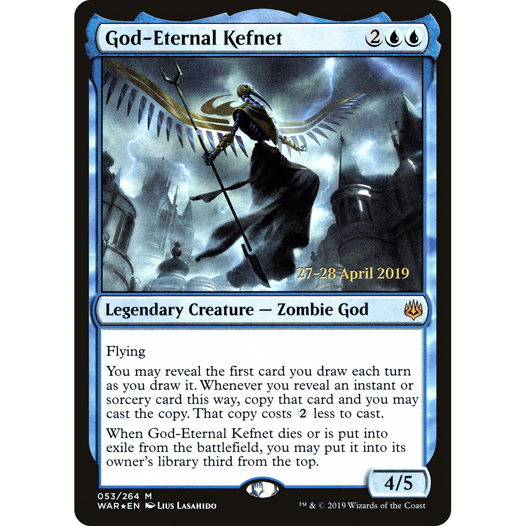 God-Eternal Kefnet (PRE-053) - War of the Spark Promos Foil