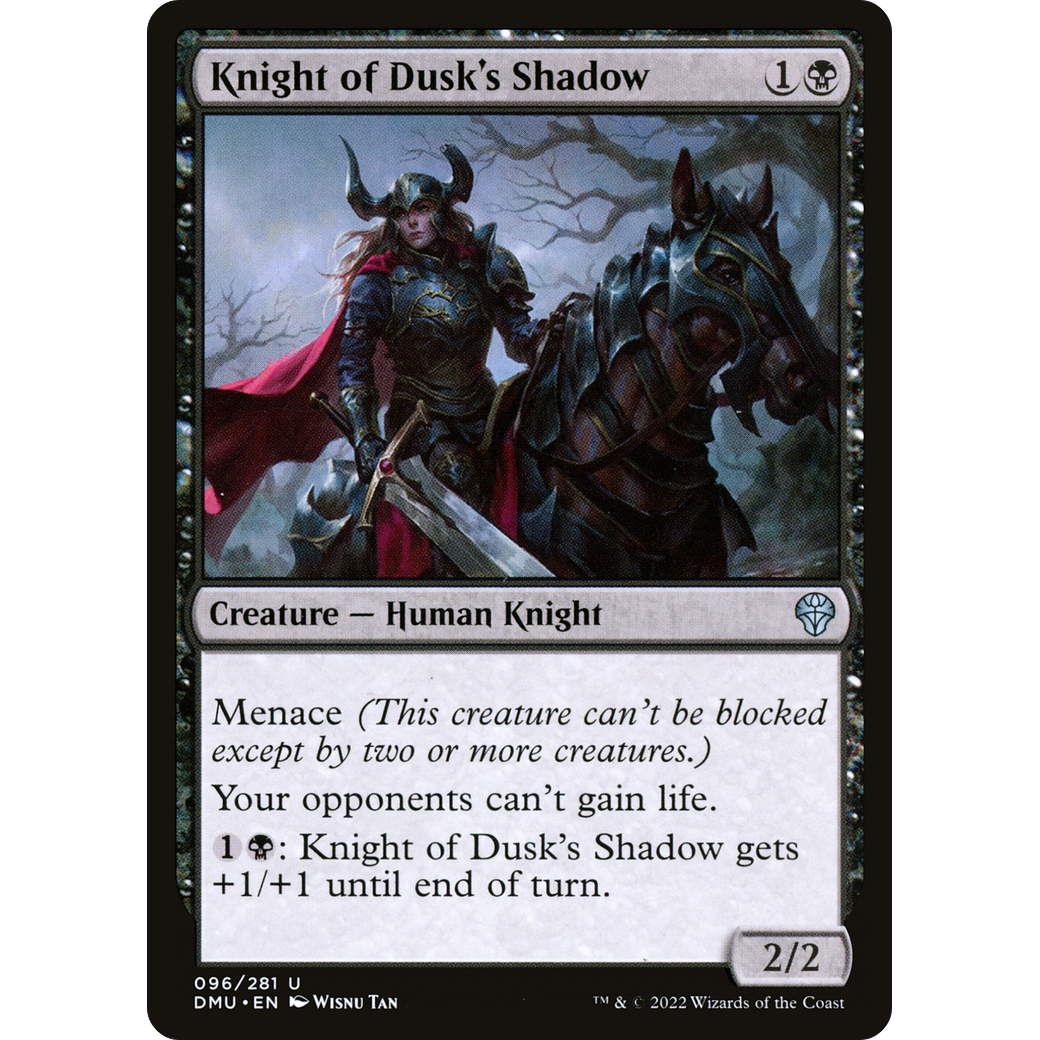 Knight of Dusk's Shadow (DMU-096) - Dominaria United Foil