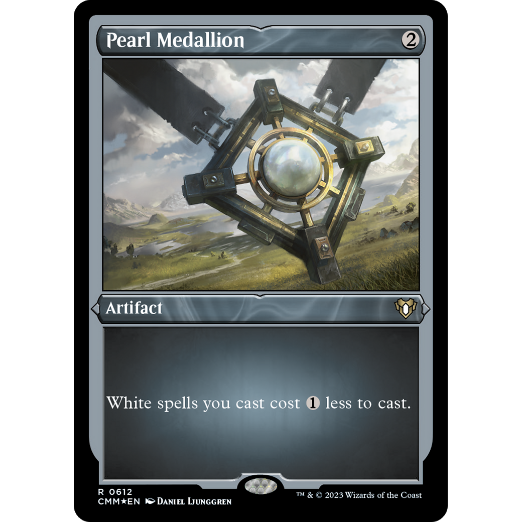 Pearl Medallion (CMM-612) - Commander Masters Etched Foil