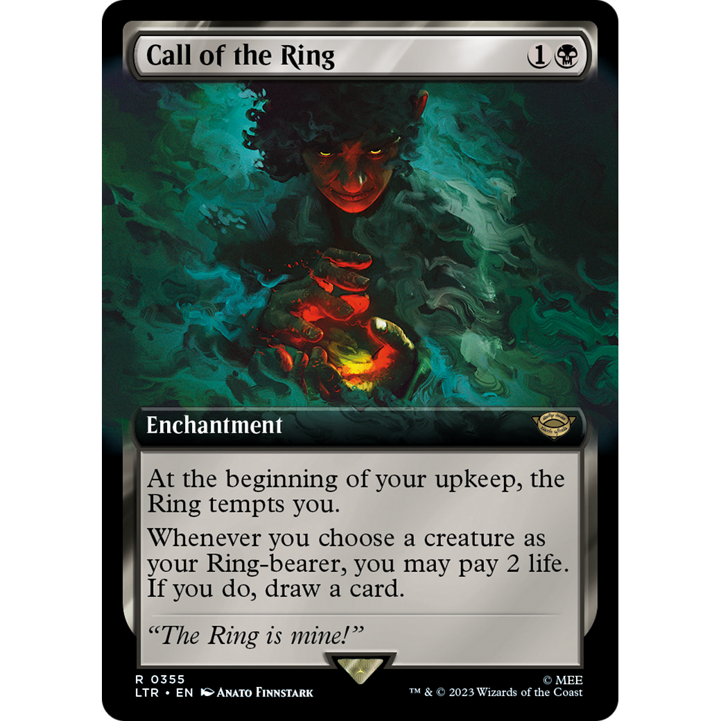 Call of the Ring (LTR-355) - The Lord of the Rings: Tales of Middle-earth: (Extended Art) Foil