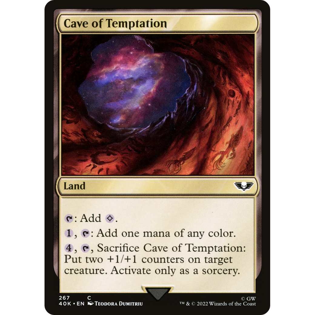Cave of Temptation (40K-267) - Warhammer 40,000 Commander