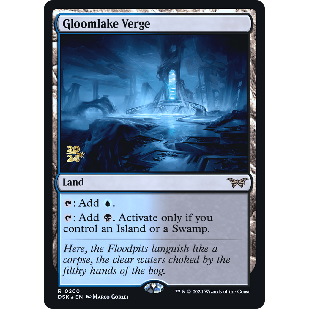 Gloomlake Verge (PRE-260S) - Duskmourn: House of Horror Promos Foil