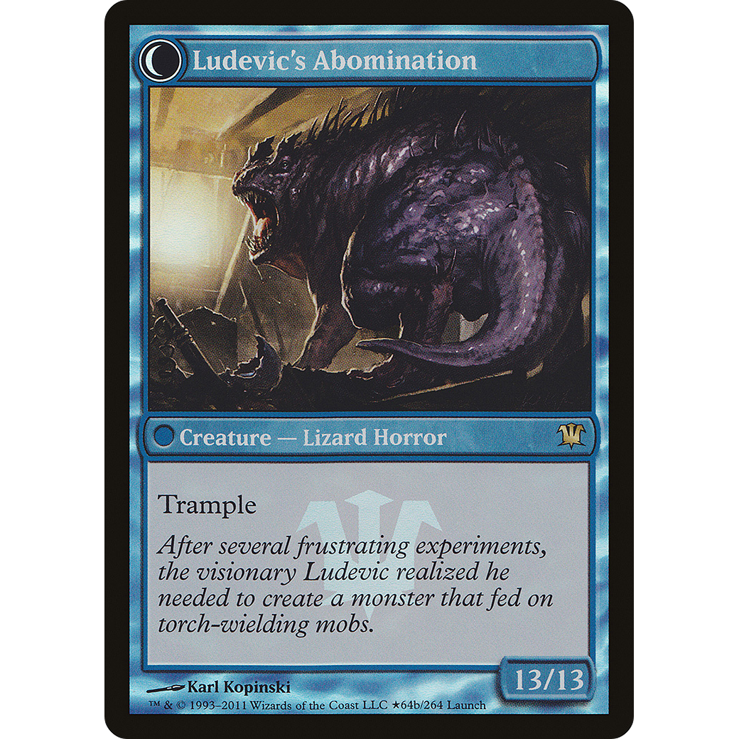 Ludevic's Test Subject (LARP-064) - Innistrad Promos: (Double Faced Transform) Foil