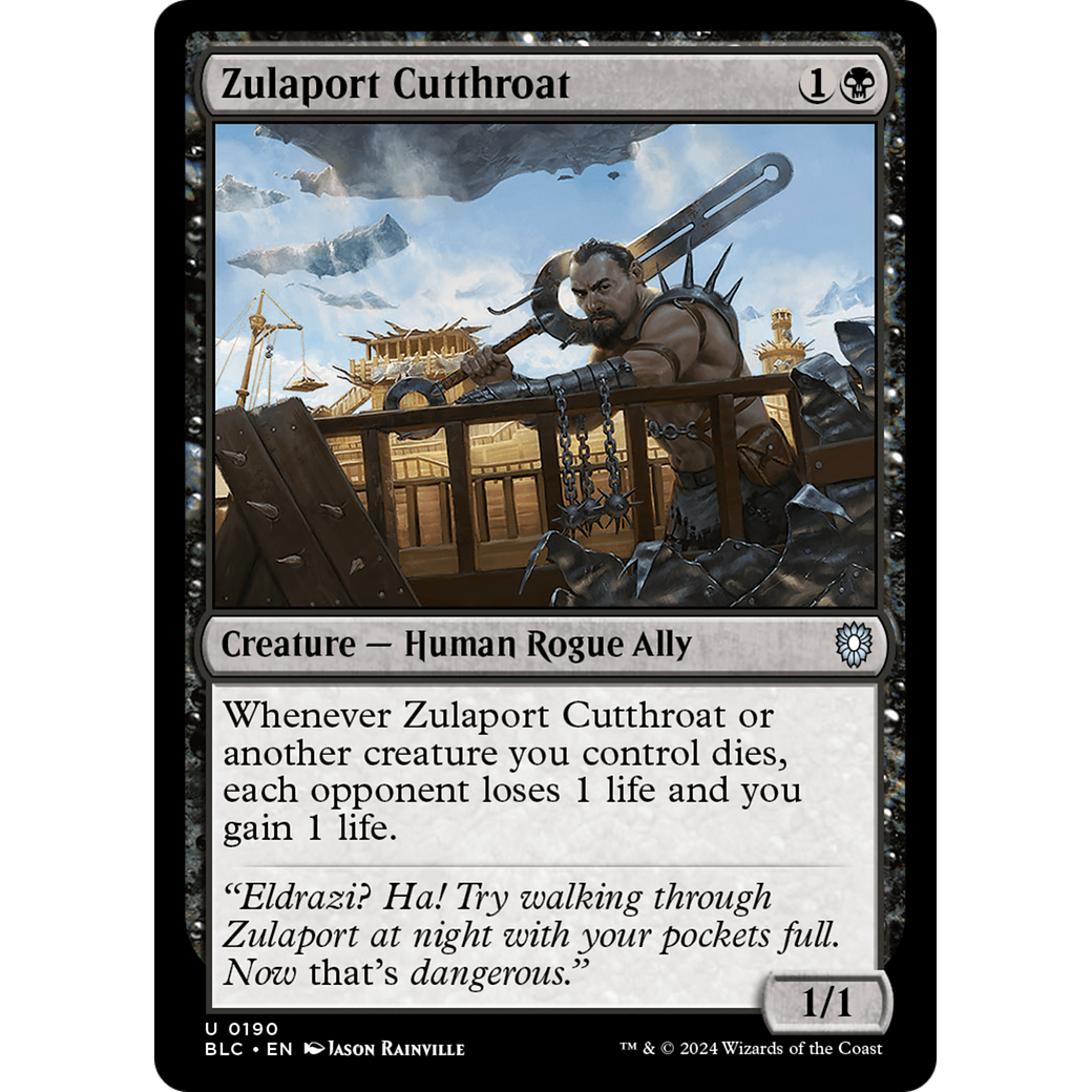 Zulaport Cutthroat (BLC-190) - Bloomburrow Commander