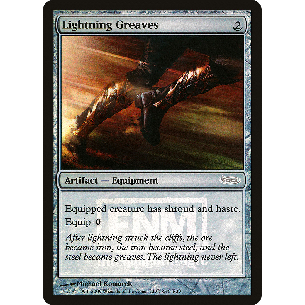 Lightning Greaves (FNM-) - Friday Night Magic 2009 Foil